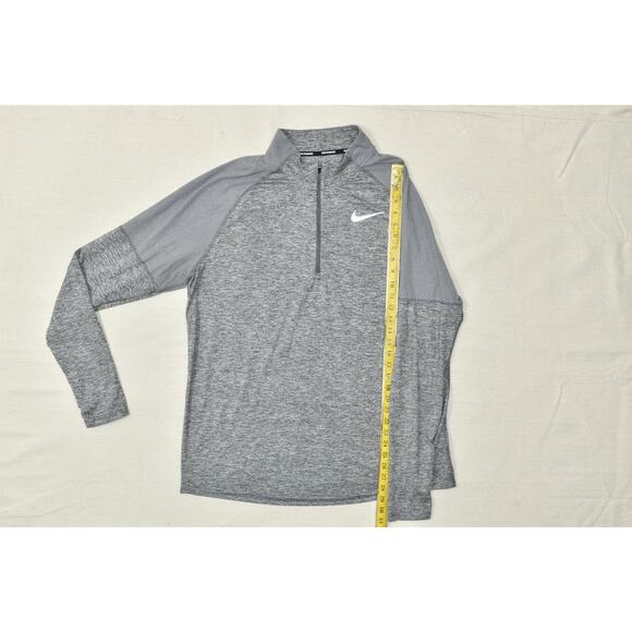 Nike Dri-FIT Women's Running 1/4 Zip Pullover Grey Size XL Stretch Running - Picture 4 of 8